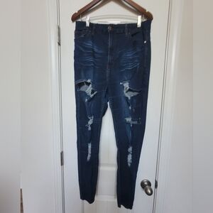 VIP Slim Dark Indigo Stretch Jeans SZ-17/18